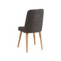 Hanah Home Vina 1053 Juego de Comedor Extensible Pino Atlántico y Antracita